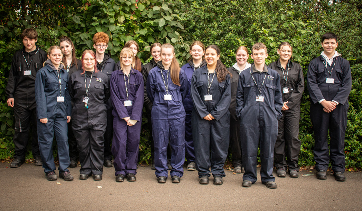 Photo of Animal Care T-Level Students