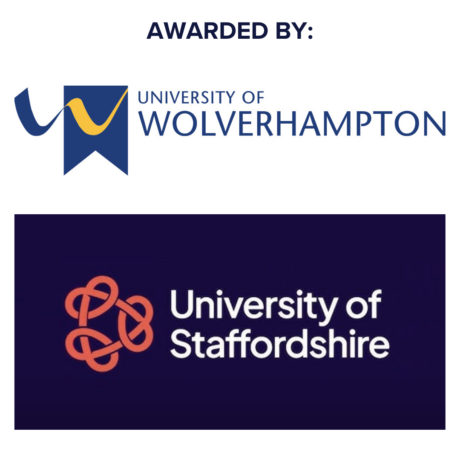 University of Wolverhampton and University of University of Staffordshire logos